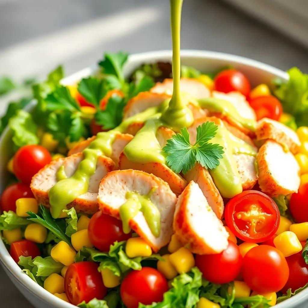 Chicken Salad with Avocado Dressing Recipe