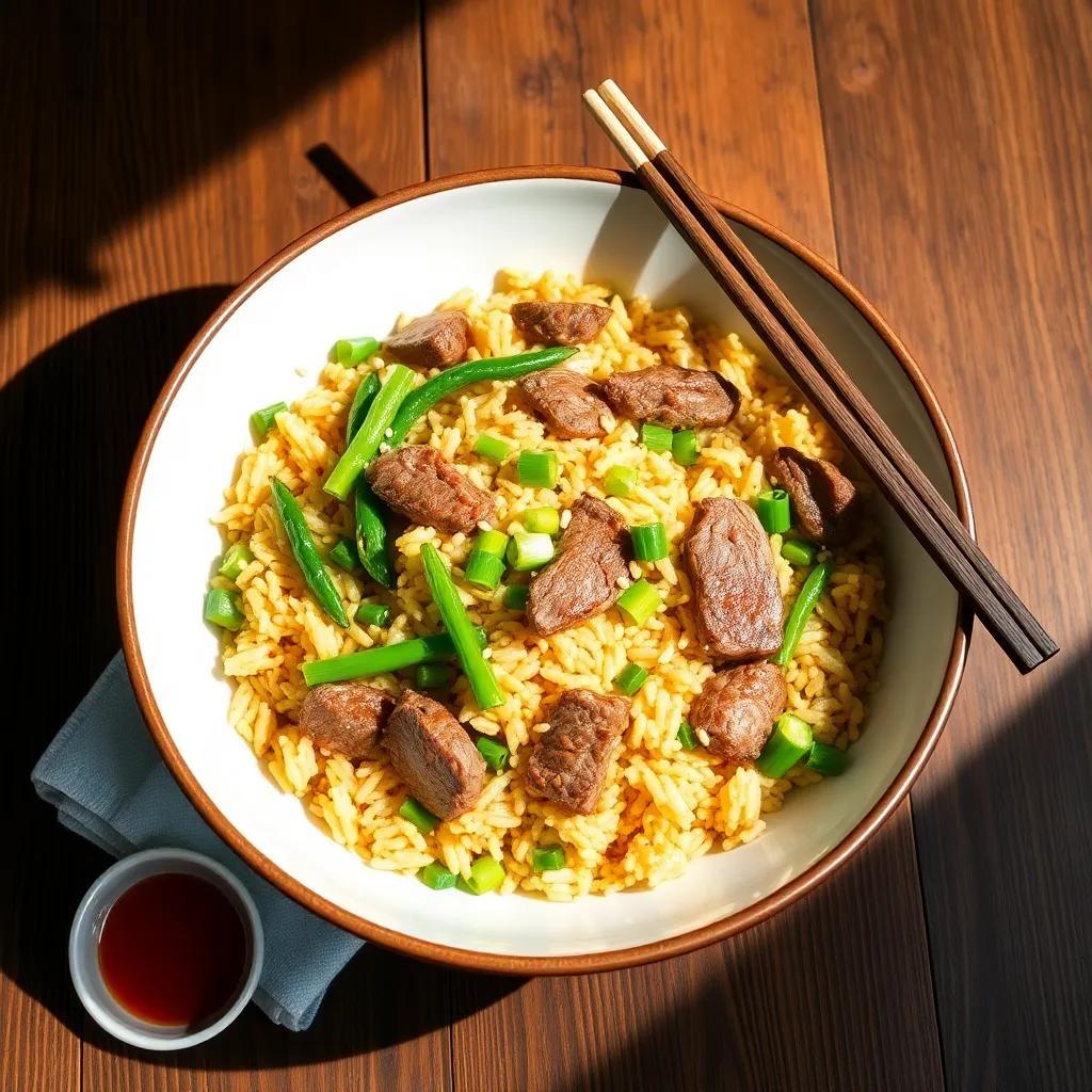 Beef Steak Fried Rice Recipe