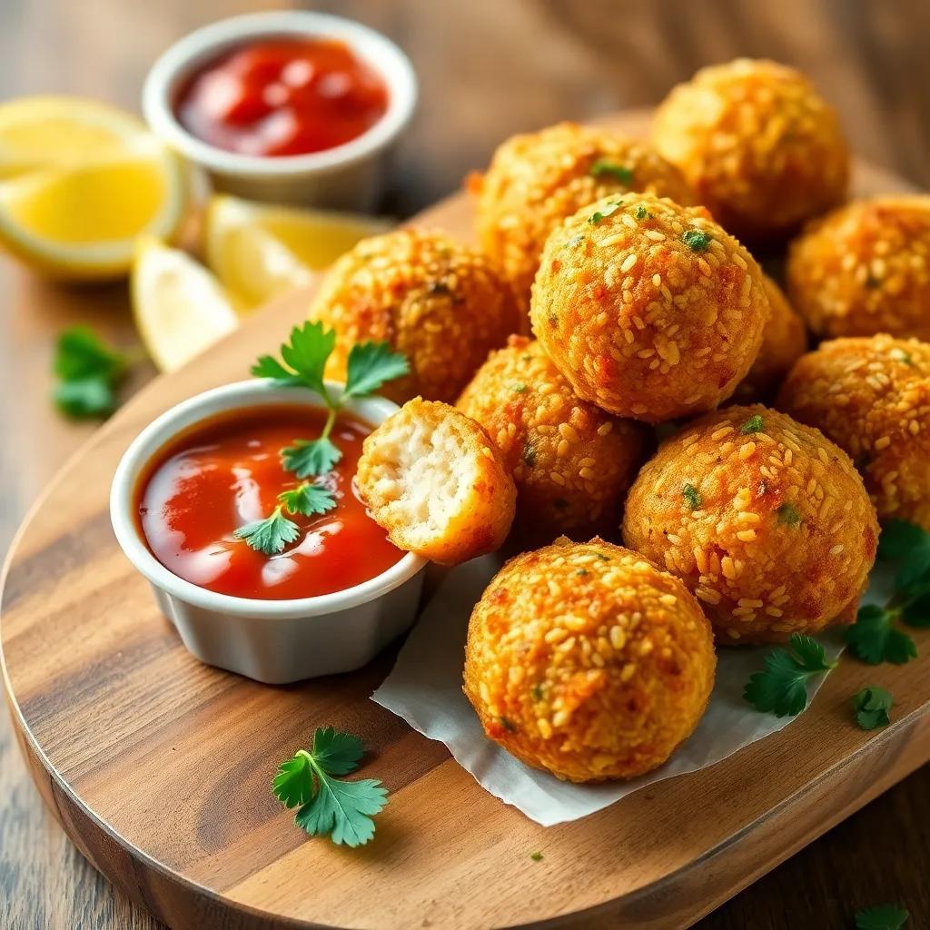 Cheesy Italian Arancini Balls Recipe