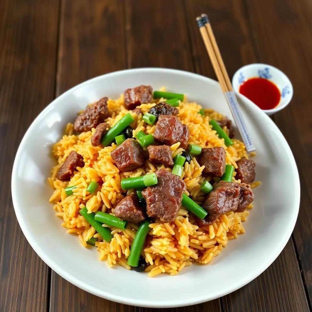 Beef Steak Fried Rice Recipe