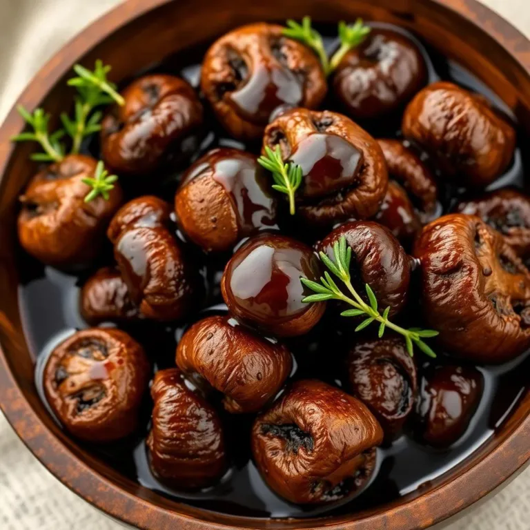 Balsamic Marinated Mushrooms Recipe