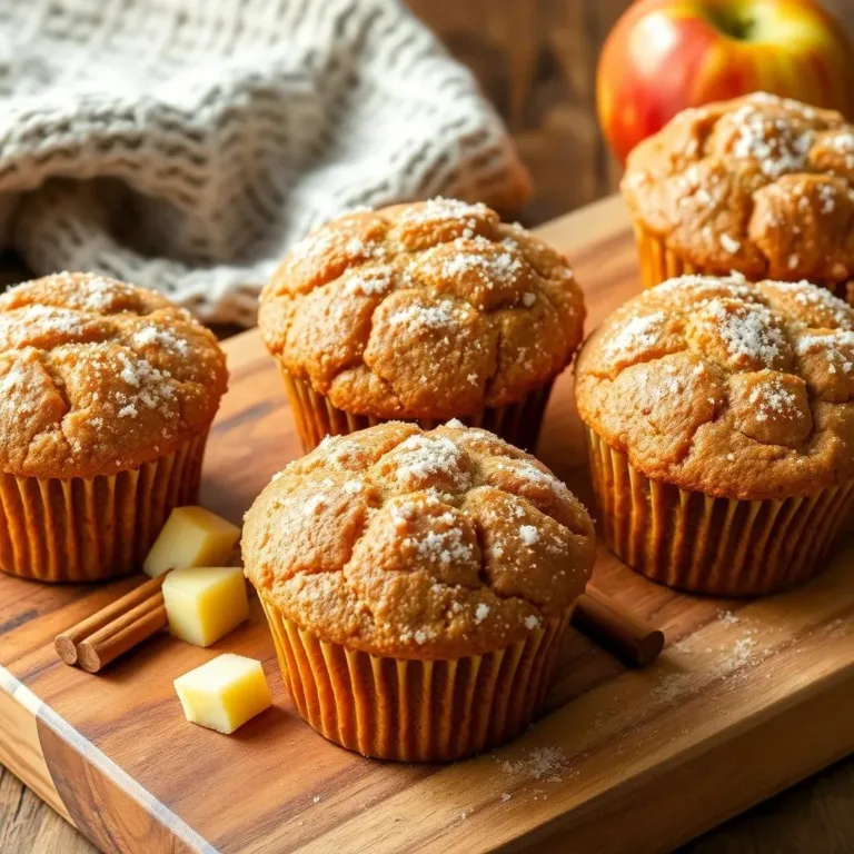 Delicious Brown Sugar Apple Muffins Recipe