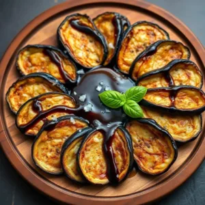 Almost No Oil Pan-Fried Eggplant Recipe