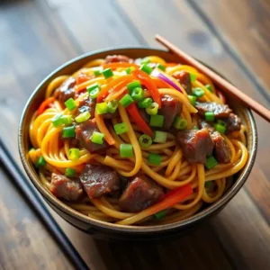 Beef Chow Mein Noodles Recipe