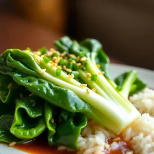 Bok Choy in Ginger Sauce Recipe