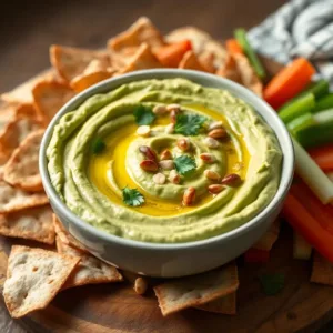 Creamy Avocado Hummus Recipe