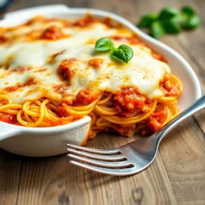 Baked Spaghetti Recipe: Easy & Delicious Homemade Dish