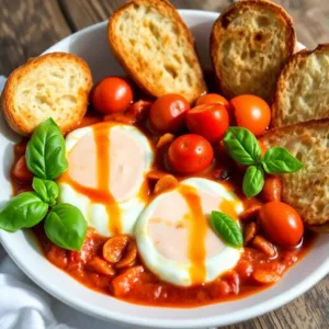 Caprese Baked Eggs Recipe: A Delicious Italian Breakfast