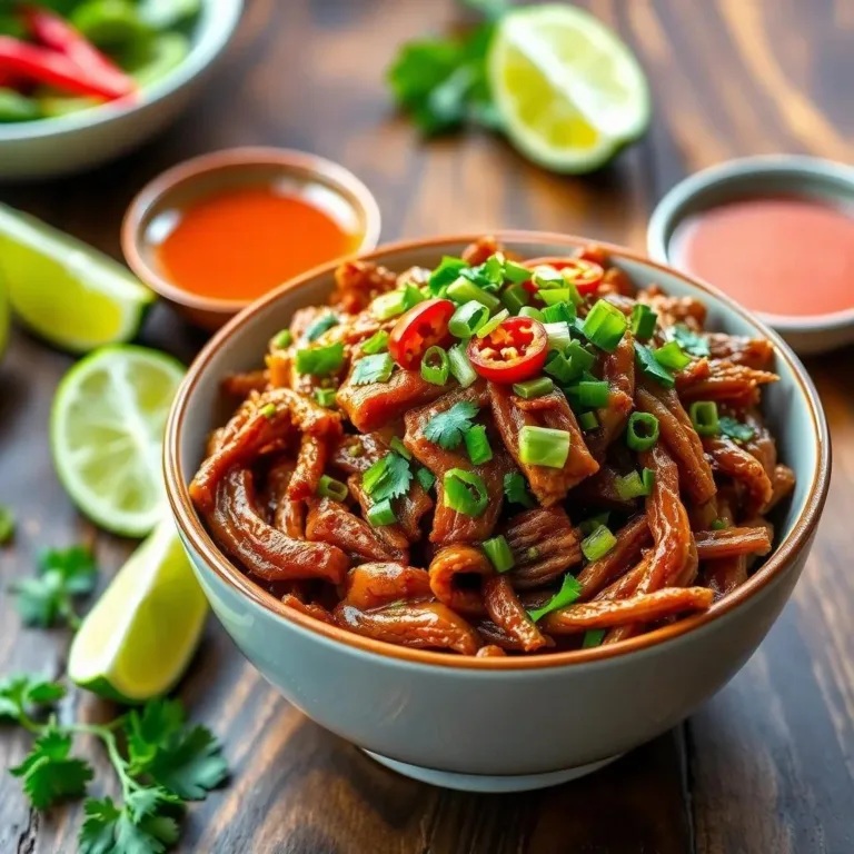 Caramelised Vietnamese Shredded Beef Recipe