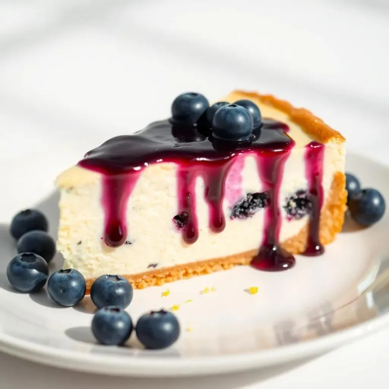 Delicious Blueberry Cheesecake Recipe