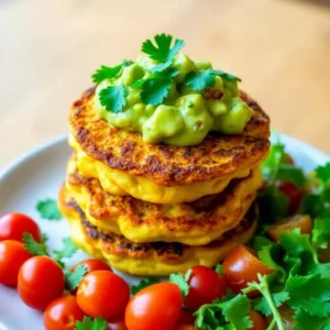 Bill Granger’s Corn Fritters with Avocado Salsa Recipe