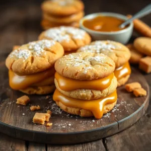 3-Ingredient Shortbread Cookies with Dulce de Leche