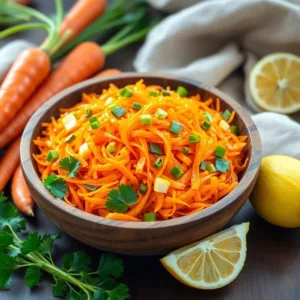 Carrot Salad with Honey Dijon Dressing Recipe