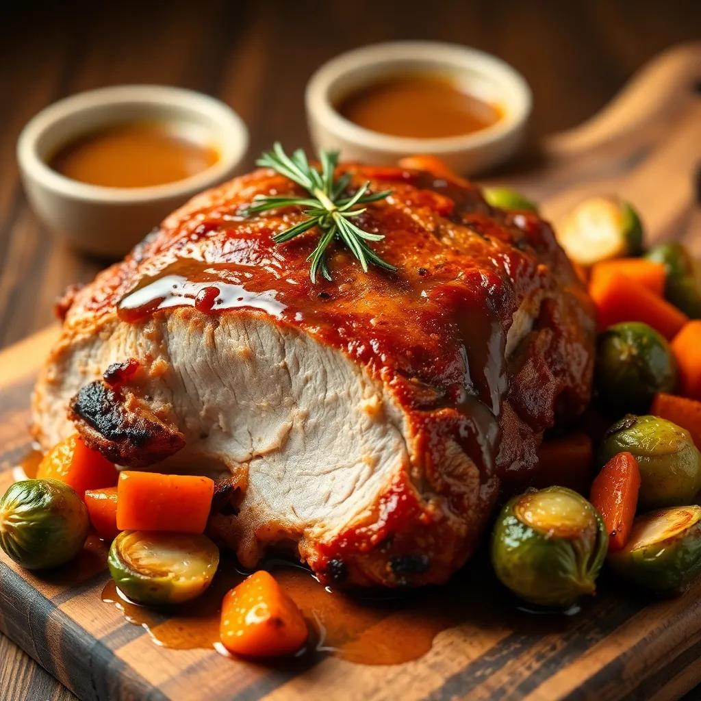 Brown Sugar Garlic Butter Roast Pork Recipe