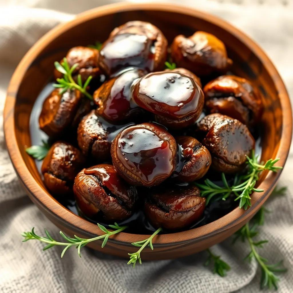 Balsamic Marinated Mushrooms Recipe