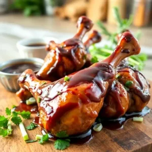 5-Ingredient Sticky Balsamic Drumsticks Recipe