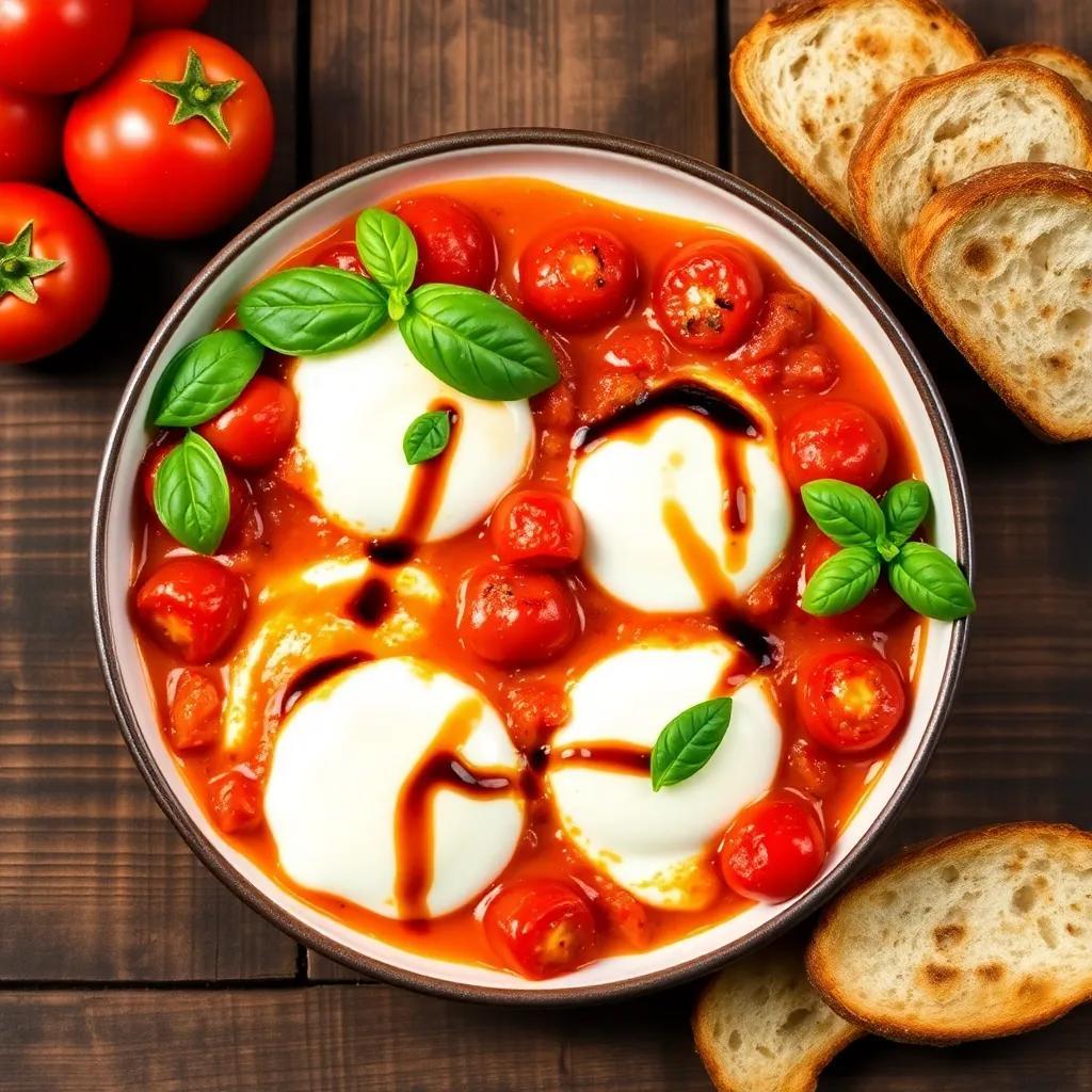 Caprese Baked Eggs Recipe: A Delicious Italian Breakfast