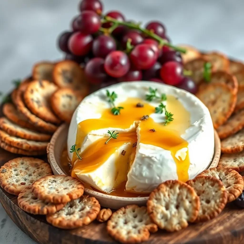 Baked Brie with Maple Syrup and Thyme Recipe