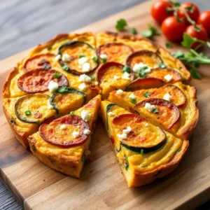 Baked Vegetable Frittata Recipe for Easy Meal Prep