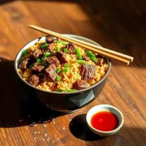 Beef Steak Fried Rice Recipe