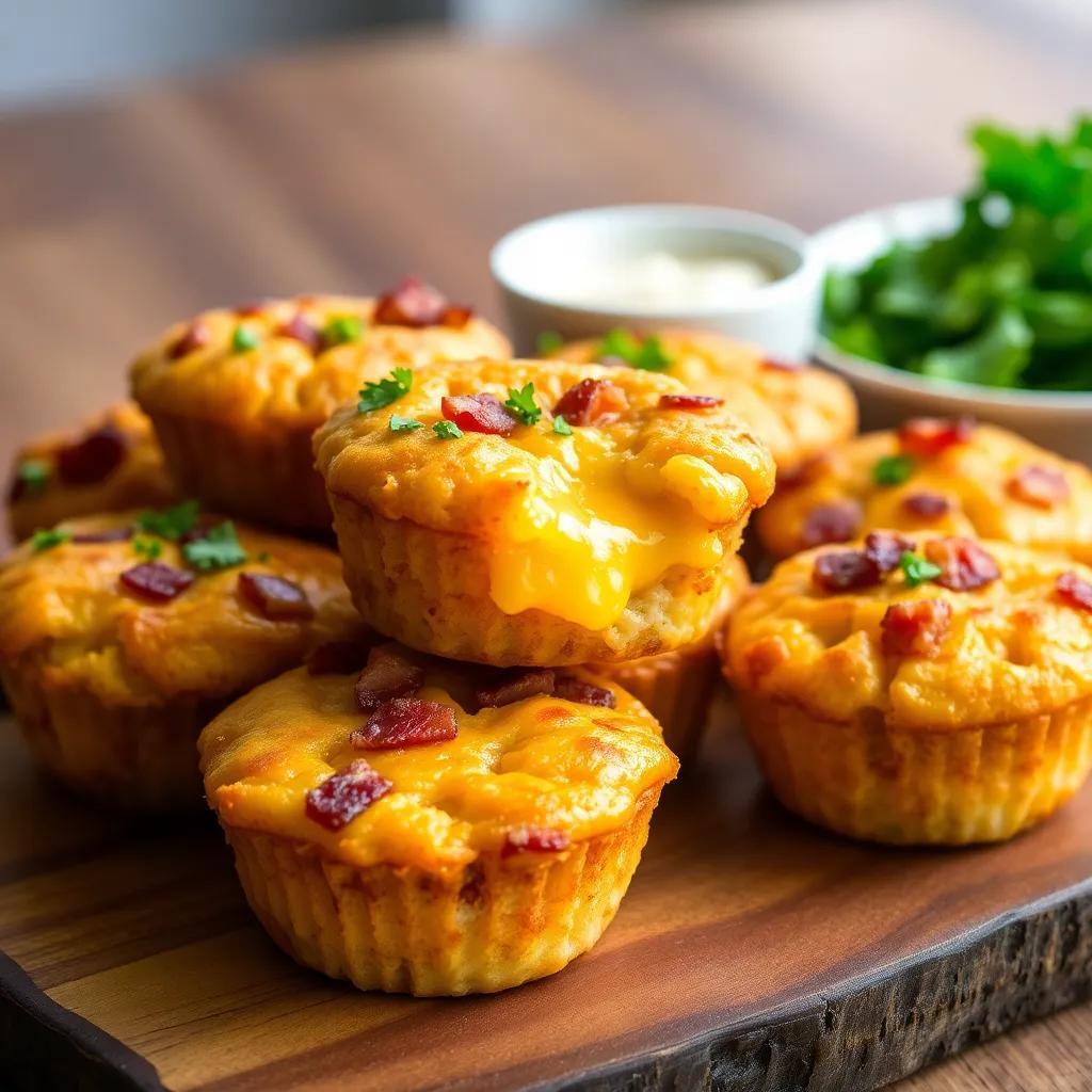 Cheese Bacon Hash Brown Muffins Recipe