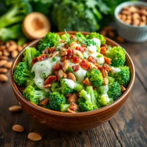 Broccoli Salad with Sour Cream Dressing Recipe