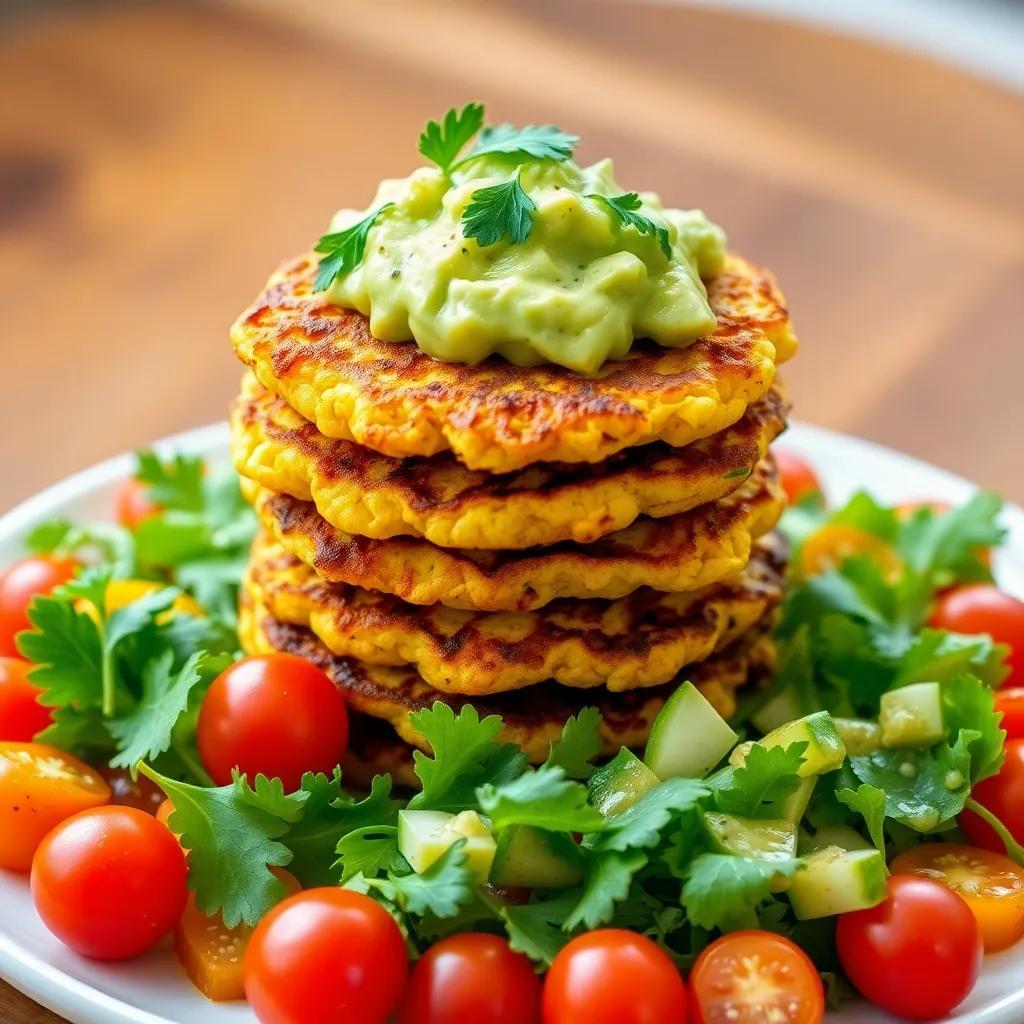 Bill Granger's Corn Fritters with Avocado Salsa Recipe