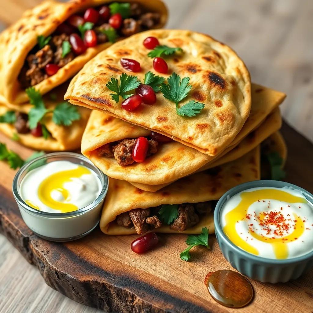 Arayes: Delicious Lebanese Meat-Stuffed Pita Recipe