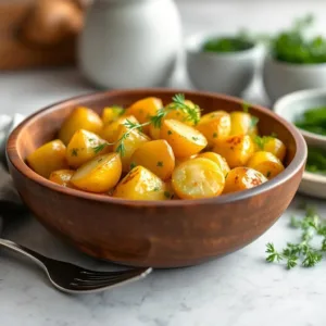 Garlic Herb Butter Baby Potatoes Recipe