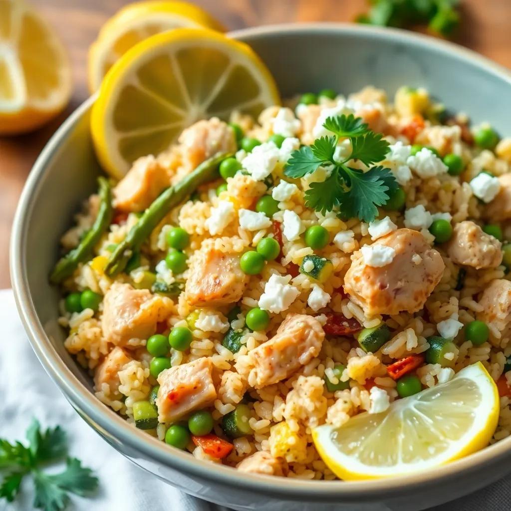 One-Pot Chicken and Green Vegetable Pilaf Recipe