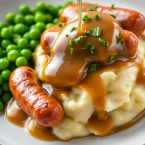 Bangers and Mash: Classic Sausage with Onion Gravy Recipe