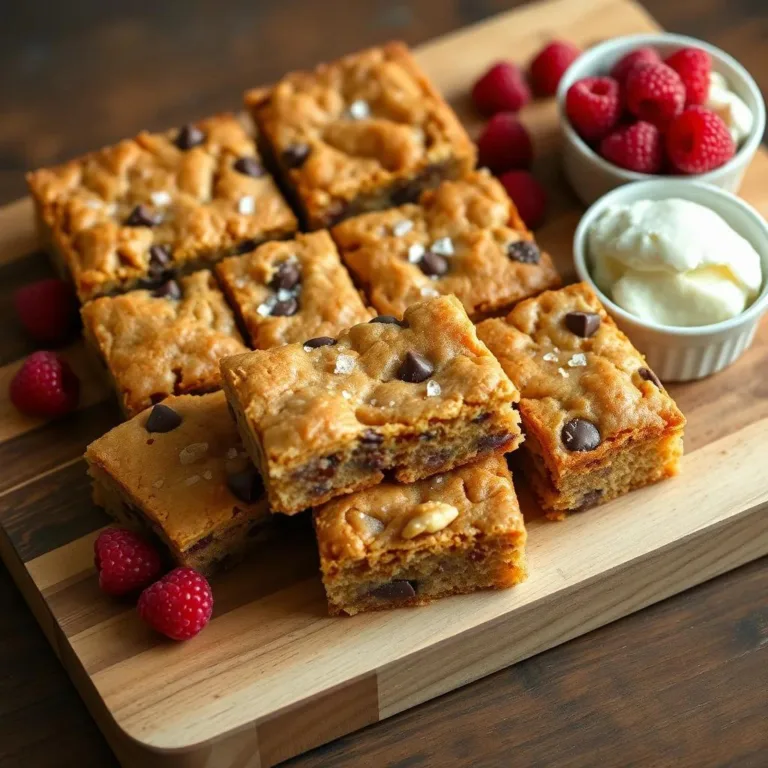 Delicious Blondies Recipe: Easy Homemade Treats