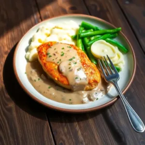 Creamy Mushroom Sauce Chicken Breast Recipe