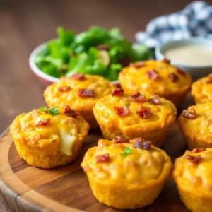 Cheese Bacon Hash Brown Muffins Recipe