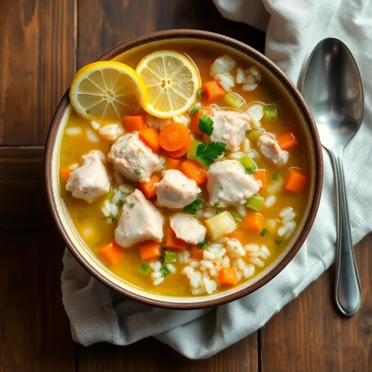 Easy Chicken and Rice Soup Recipe