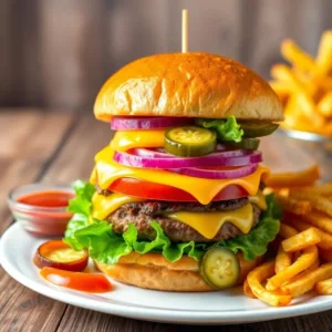 Delicious Homemade Cheeseburger Recipe