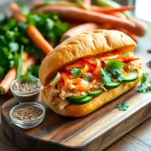 Chicken Banh Mi: Authentic Vietnamese Sandwich Recipe