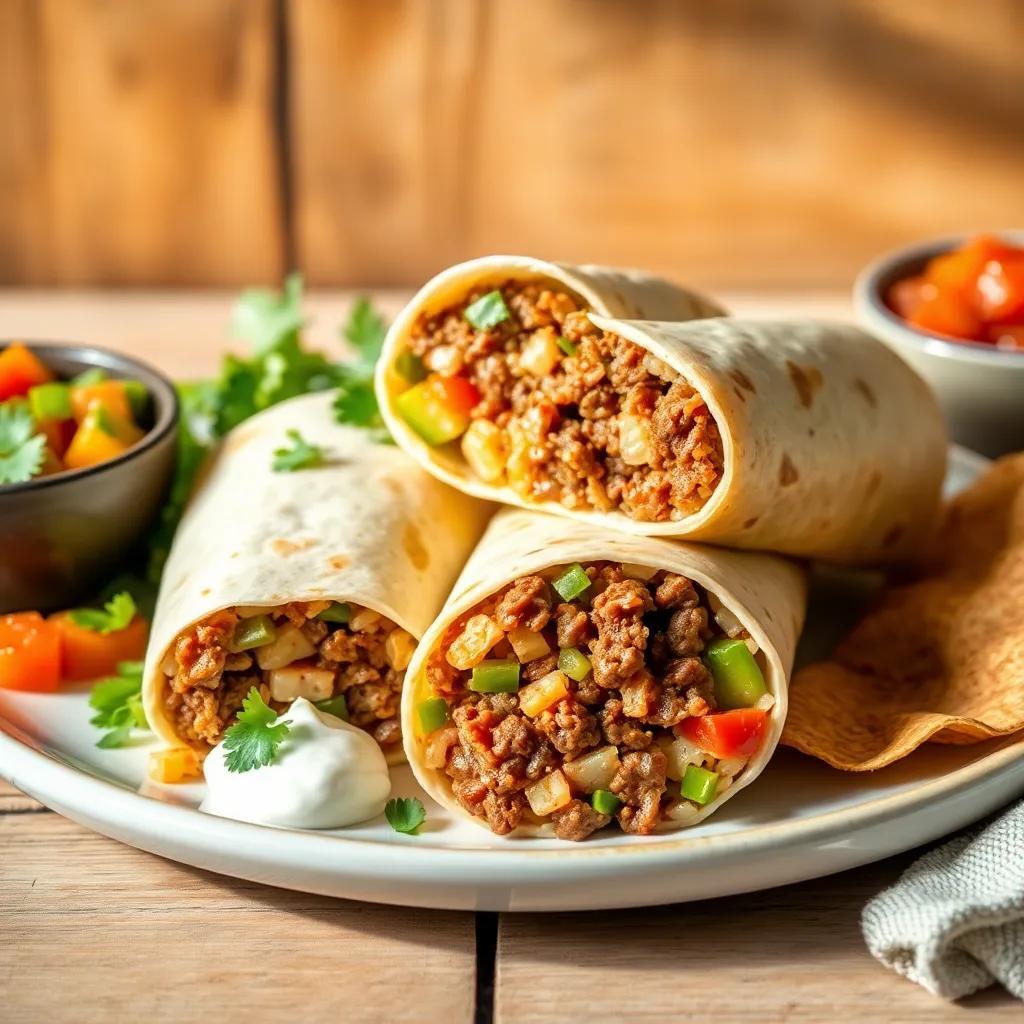 Delicious Beef Burritos Recipe