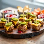 Cheeseburger Party Meatballs Recipe