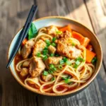 Chicken Vegetable Ramen Noodles Recipe