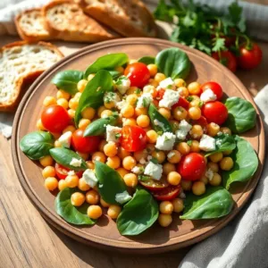 Easy Chickpea Salad Recipe – Healthy & Delicious