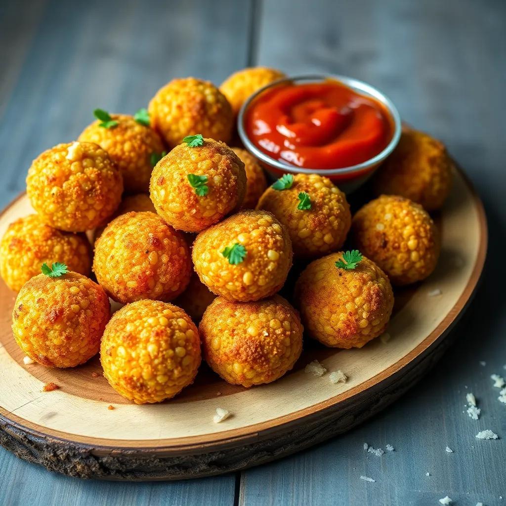 Baked Arancini Balls Recipe: Crispy & Delicious!