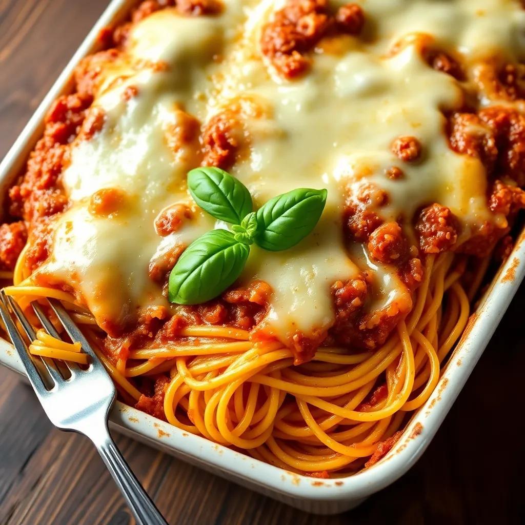 Baked Spaghetti Recipe: Easy & Delicious Homemade Dish