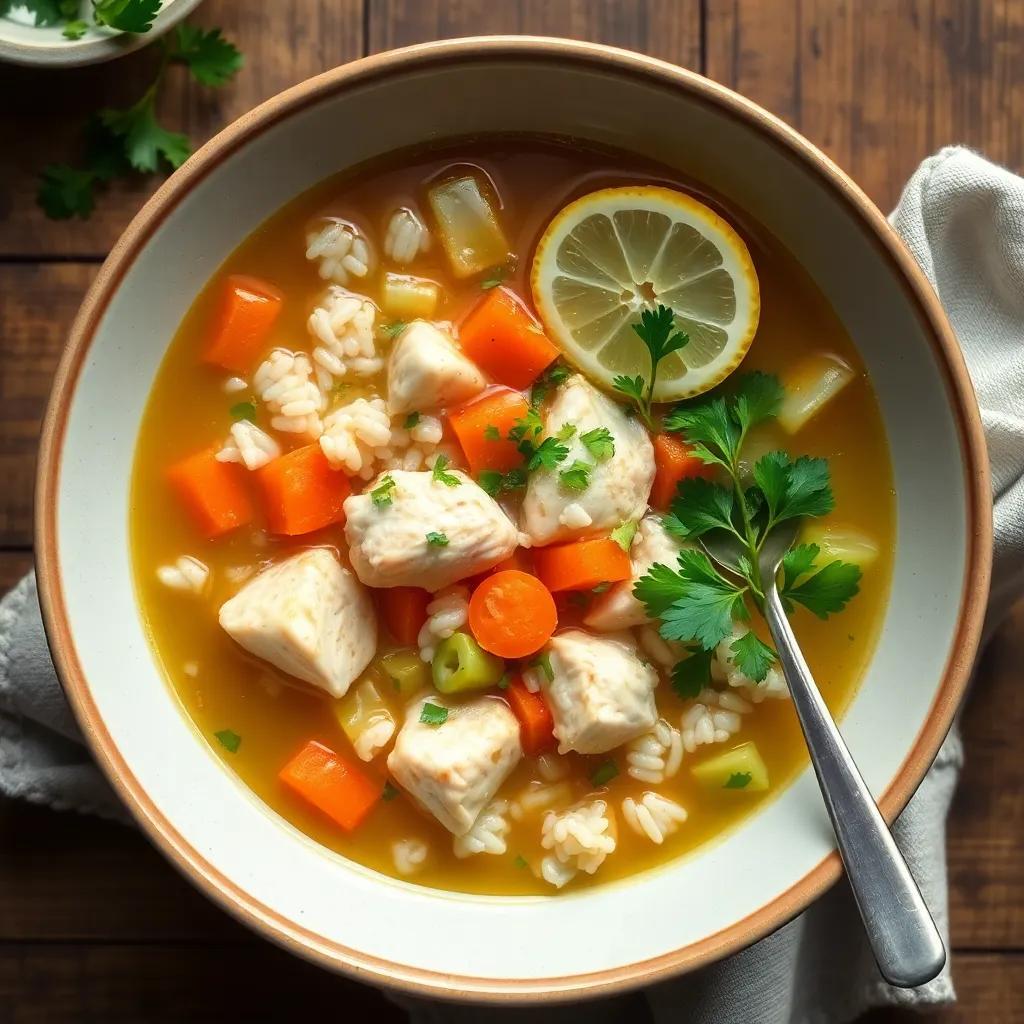 Easy Chicken and Rice Soup Recipe