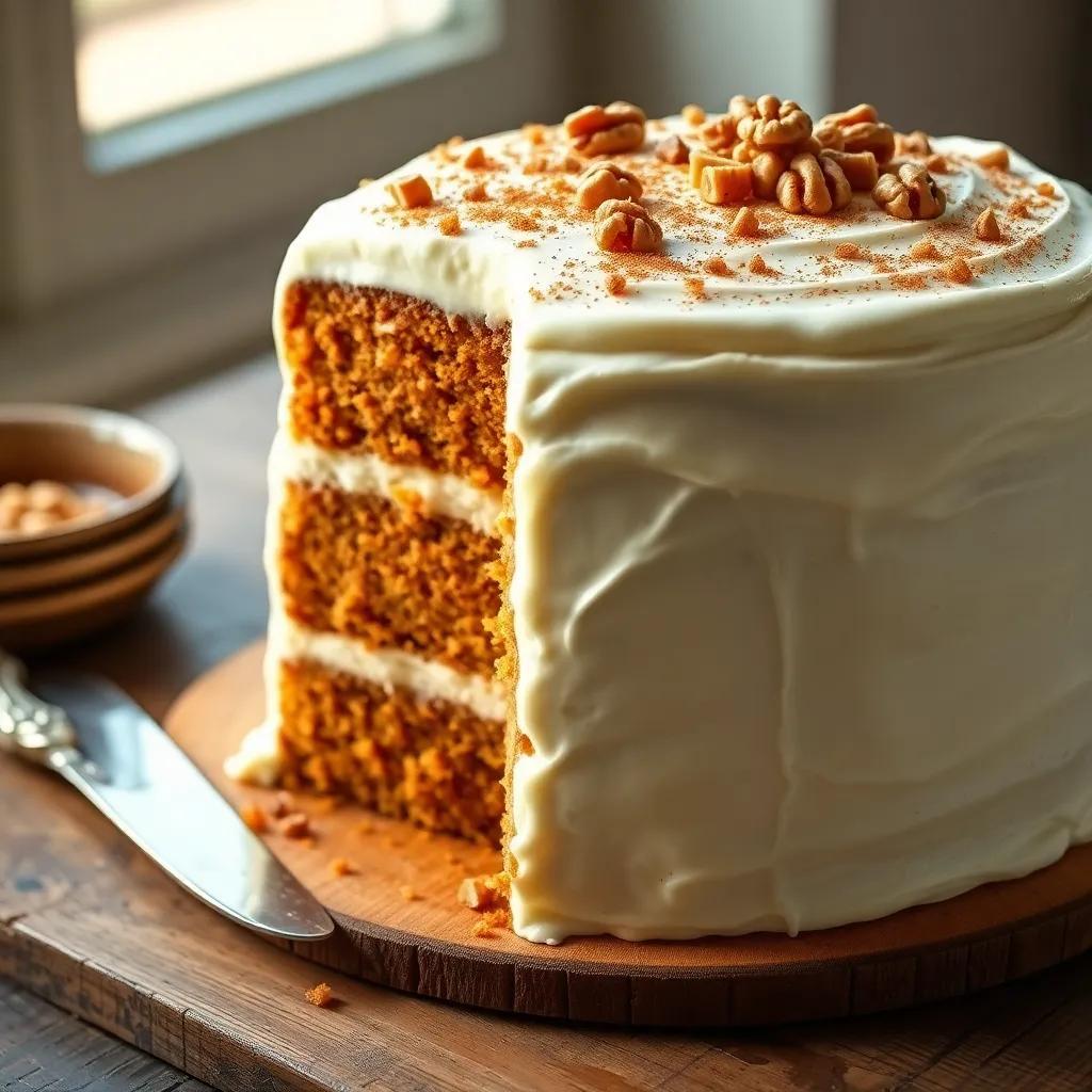 Delicious Carrot Cake Recipe - Moist & Flavorful