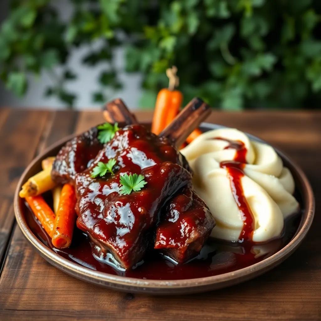 Braised Beef Short Ribs in Red Wine Sauce Recipe