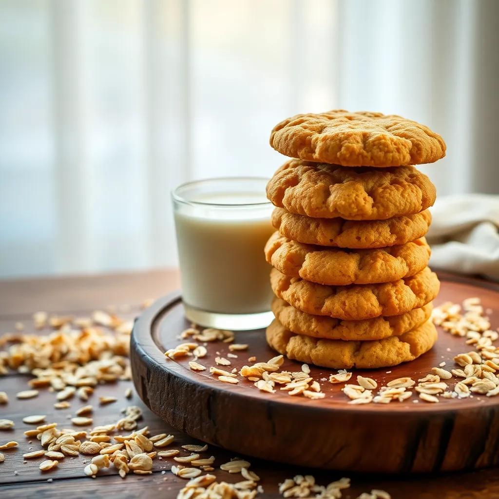 ANZAC Biscuits Recipe: Golden Oatmeal Cookies