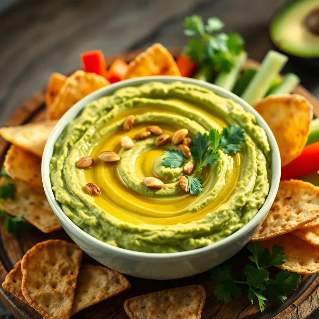 Creamy Avocado Hummus Recipe