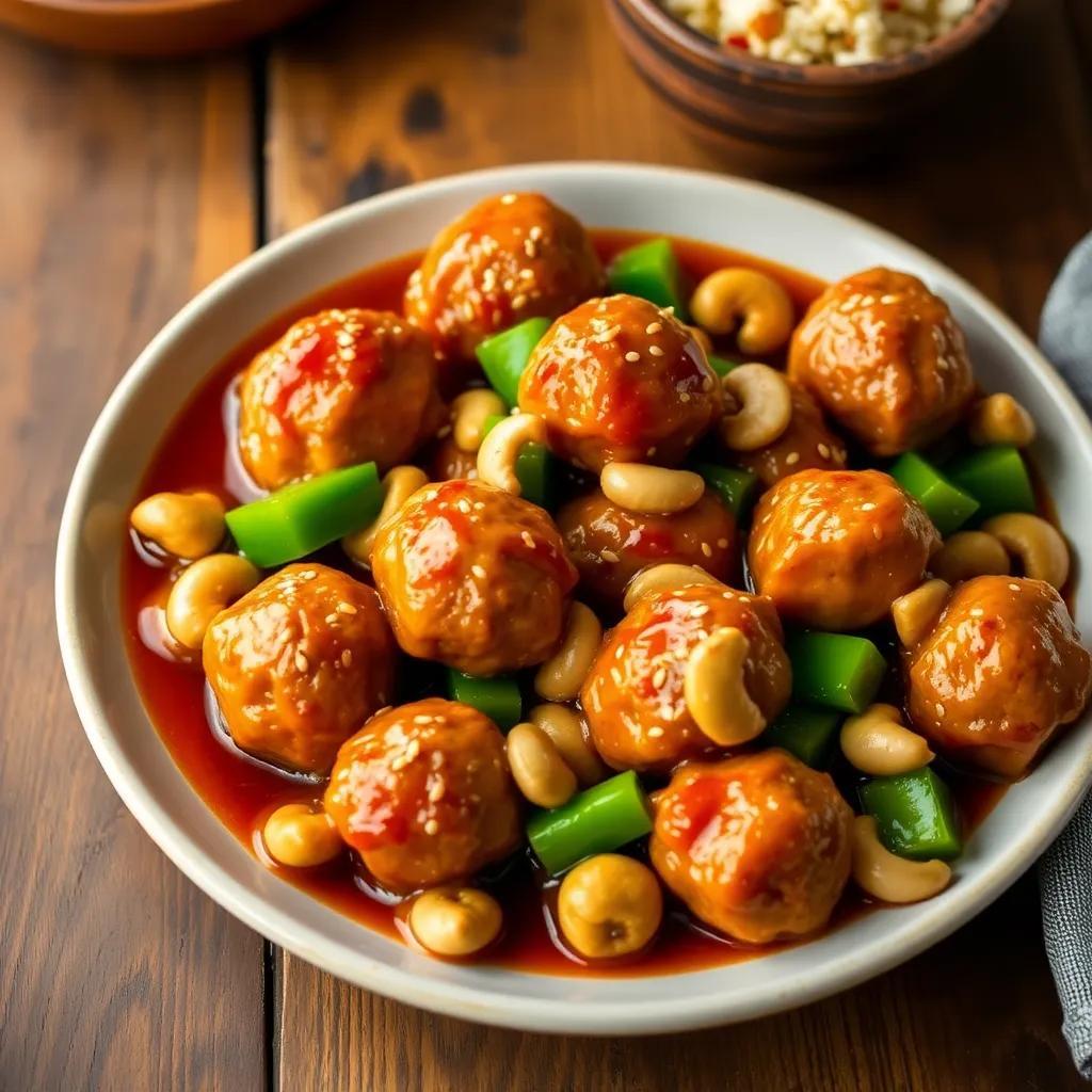 Cashew Chicken Meatballs Recipe: Easy & Delicious