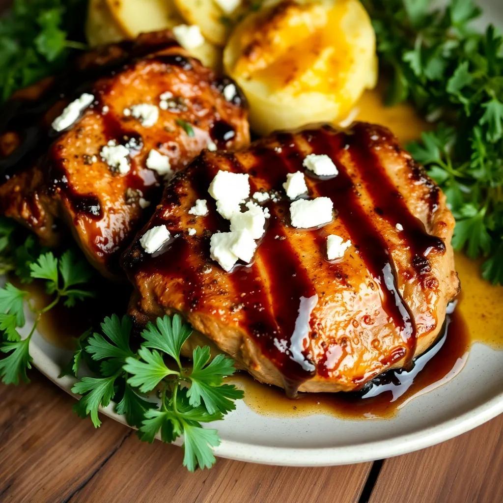 Balsamic Pork Chops Recipe: Easy & Delicious